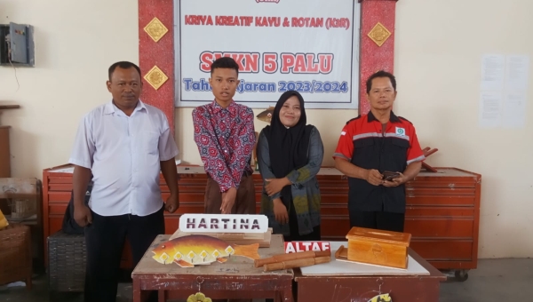 SLB Tadulako Mandiri mengikuti Pelatihan Vokasi Kriya Kayu Tahun 2025